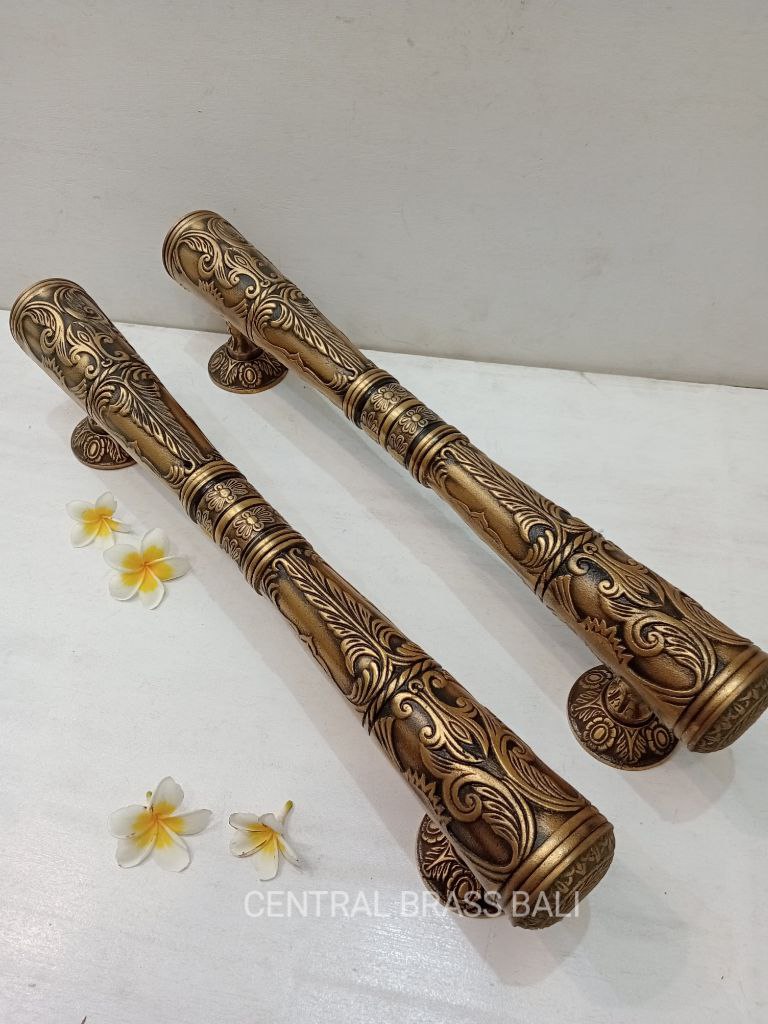 2x pcs 56 cm Victorian door handle, French door pulls, front door handle, Door handle pull, door handle set, main entry tool door decor