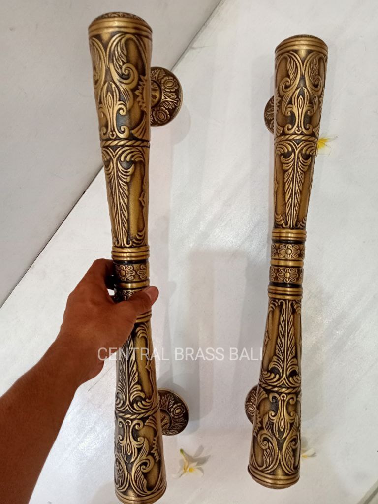 2x pcs 56 cm Victorian door handle, French door pulls, front door handle, Door handle pull, door handle set, main entry tool door decor