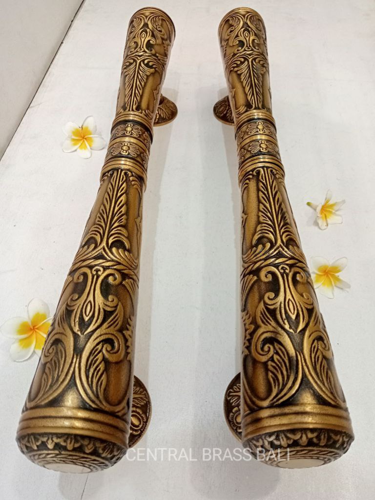 2x pcs 56 cm Victorian door handle, French door pulls, front door handle, Door handle pull, door handle set, main entry tool door decor