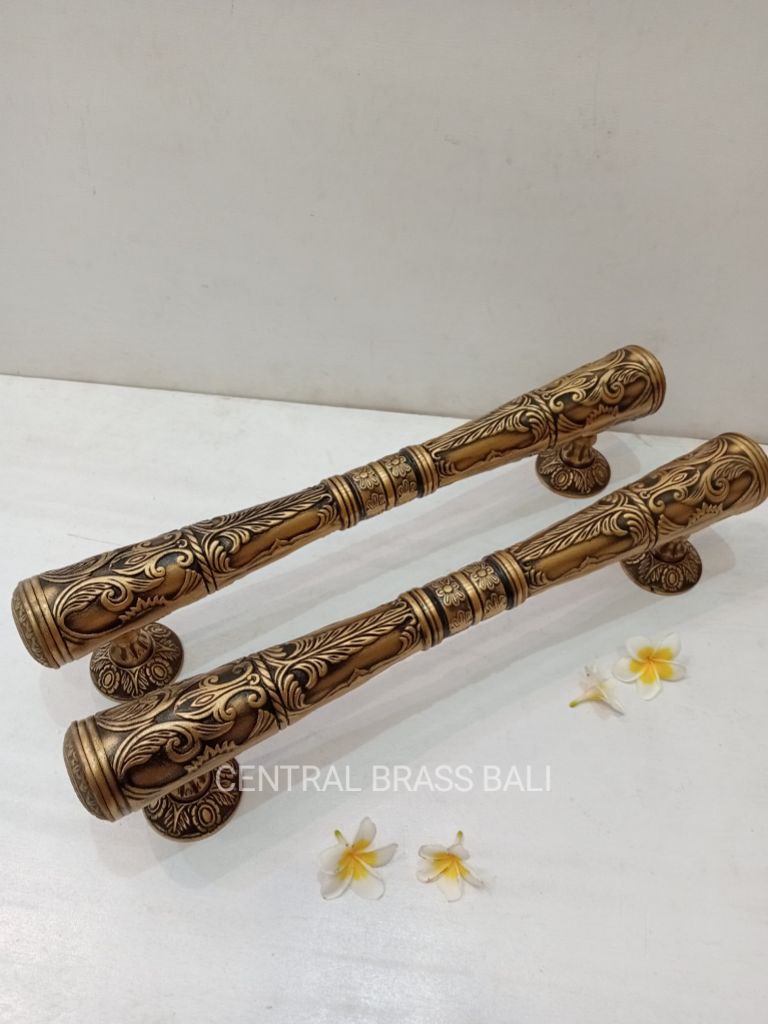 2x pcs 56 cm Victorian door handle, French door pulls, front door handle, Door handle pull, door handle set, main entry tool door decor