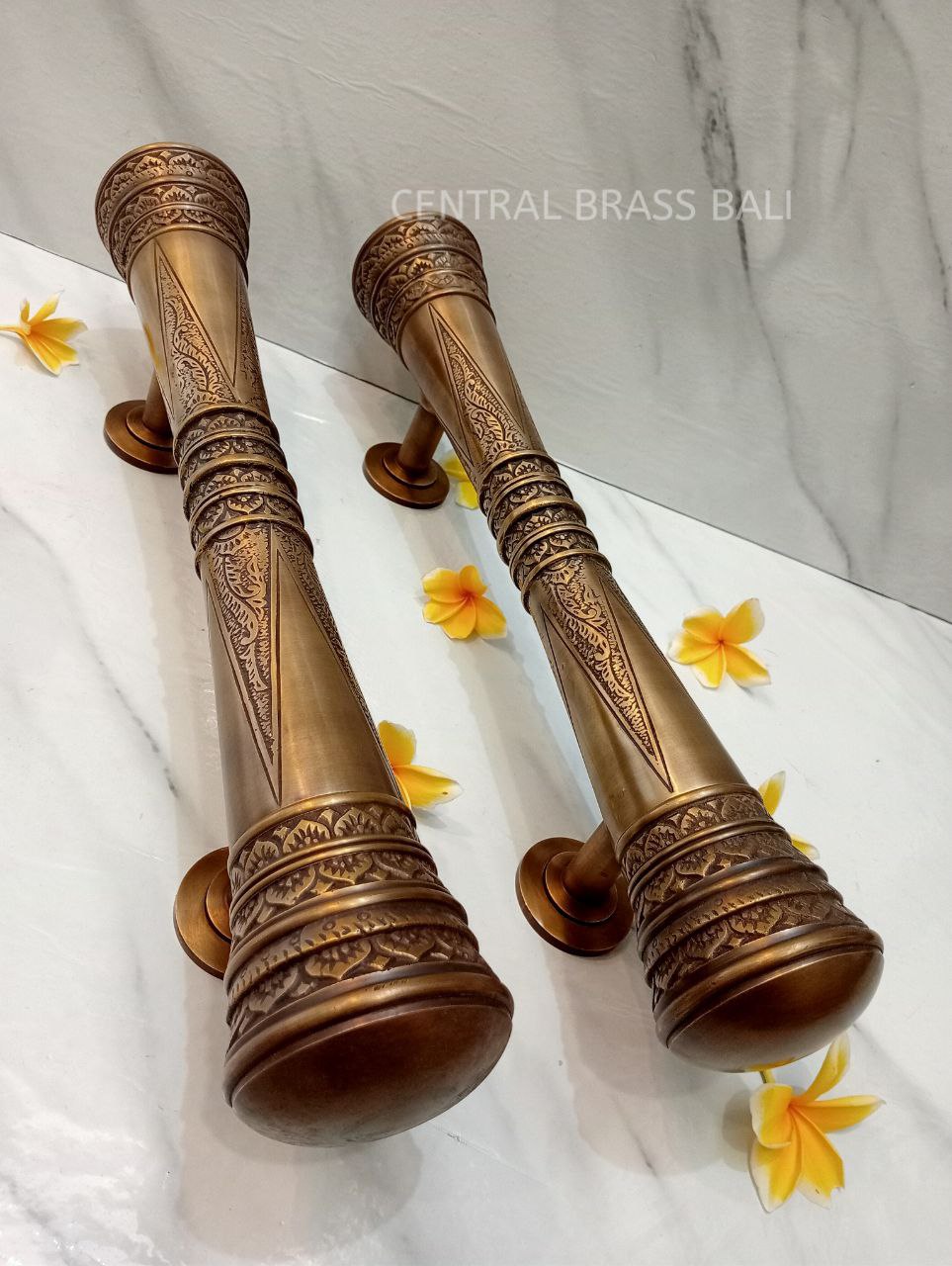 2x pcs 50 cm Carved Classic door handle pair vintage, French door pulls, front door handle, Door handle pull, door handle set, main entry