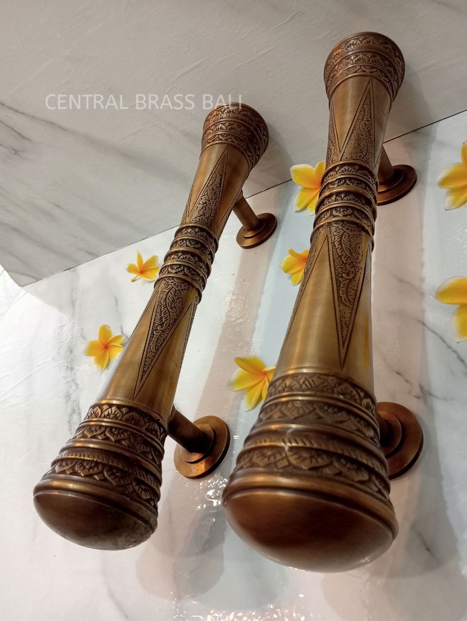 2x pcs 50 cm Carved Classic door handle pair vintage, French door pulls, front door handle, Door handle pull, door handle set, main entry