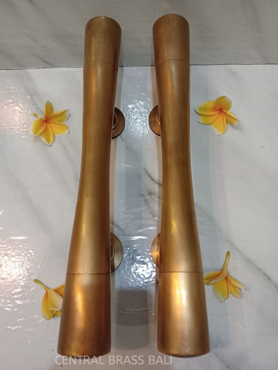2x pcs 40 cm plain Classic door handle pair Vintage, French door pulls, front door handle, Door handle pull, door handle set, main entry tool