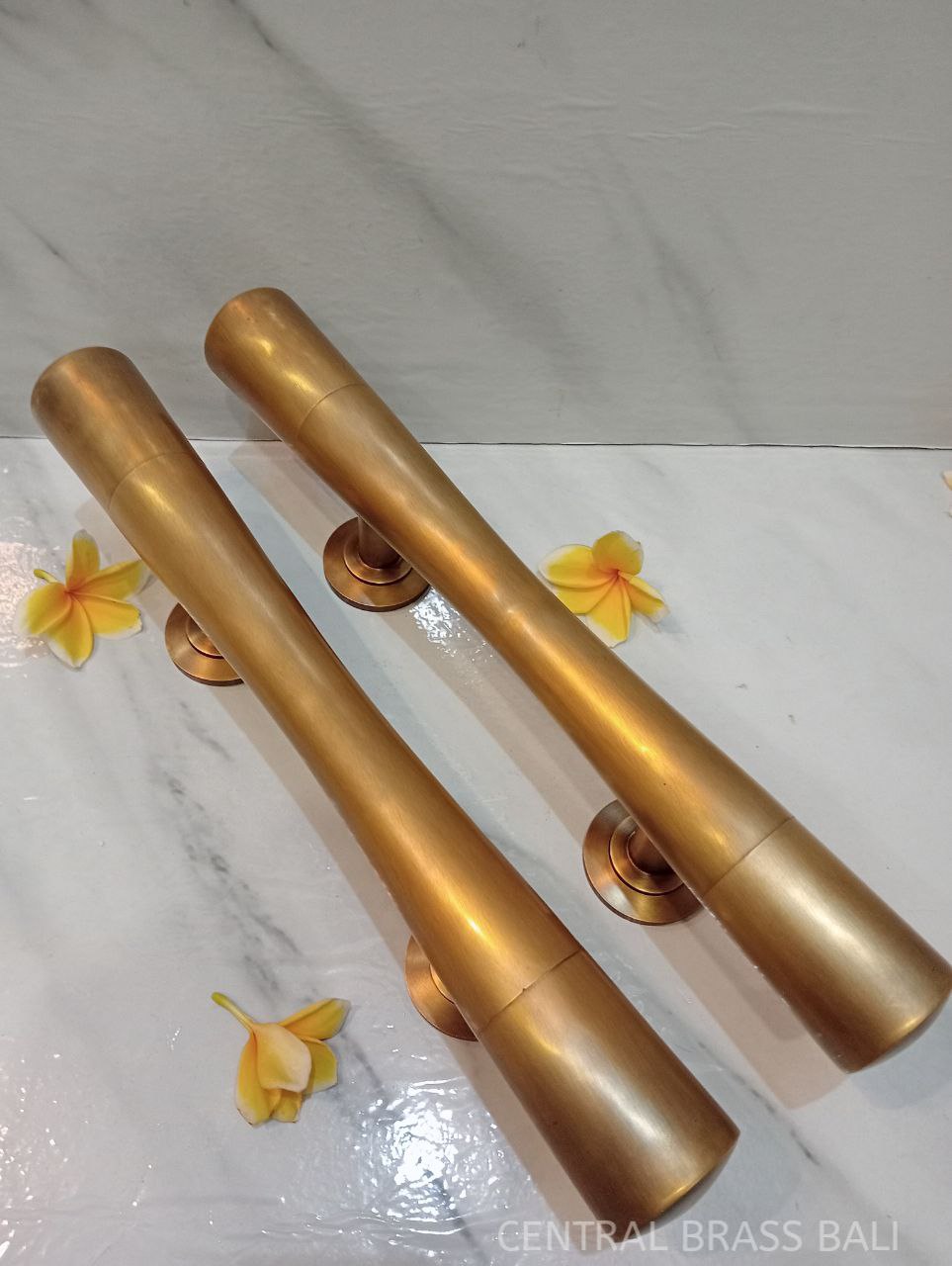 2x pcs 40 cm plain Classic door handle pair Vintage, French door pulls, front door handle, Door handle pull, door handle set, main entry tool
