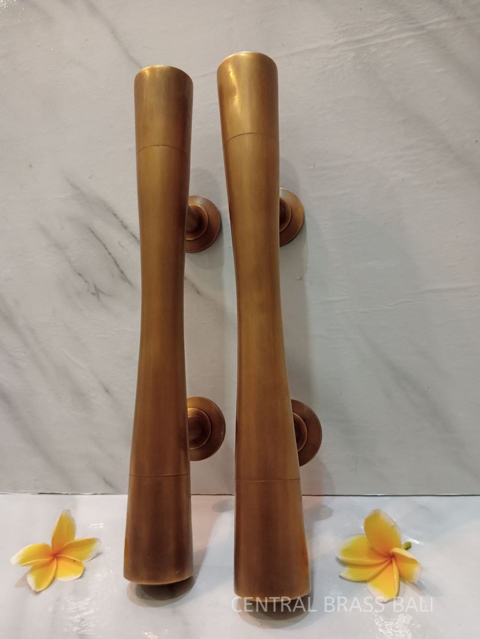 2x pcs 40 cm plain Classic door handle pair Vintage, French door pulls, front door handle, Door handle pull, door handle set, main entry tool
