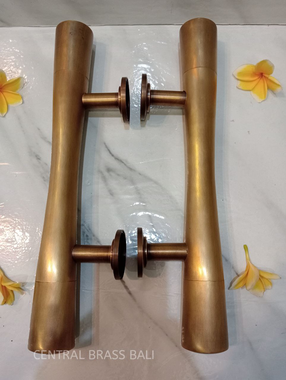 2x pcs 40 cm plain Classic door handle pair Vintage, French door pulls, front door handle, Door handle pull, door handle set, main entry tool