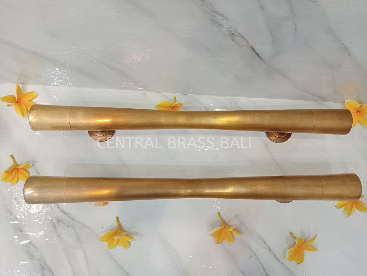 3x pcs 23.62 Inches Pair Vintage PLAIN brass door handle | Antique brass door pull | vintage door handle | main entry door handle | antique handle