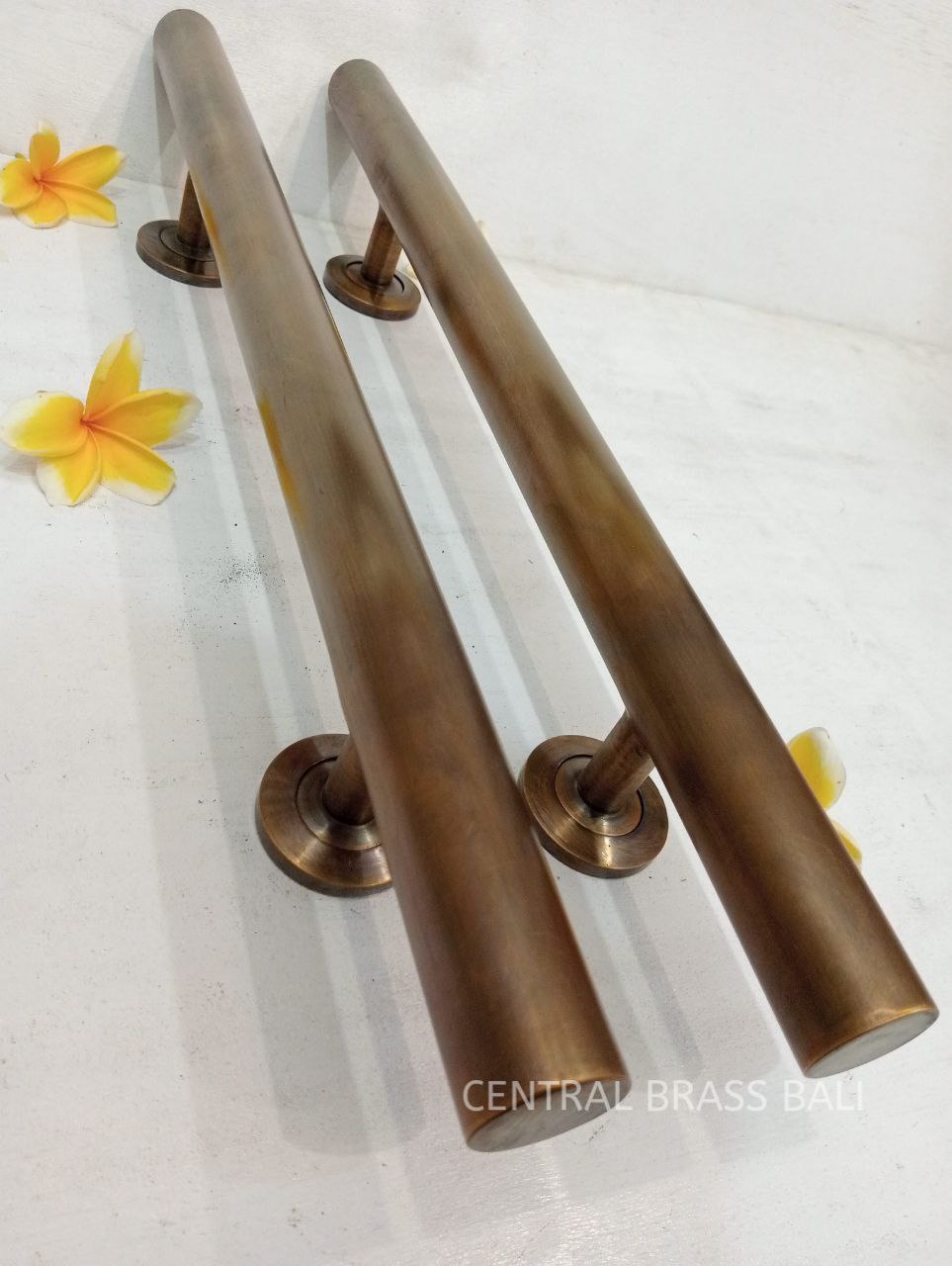 60 cm vintage door handle pair antique, PLAIN door handle, front door handle, Door handle pull, door handle set, main entry tool door decor