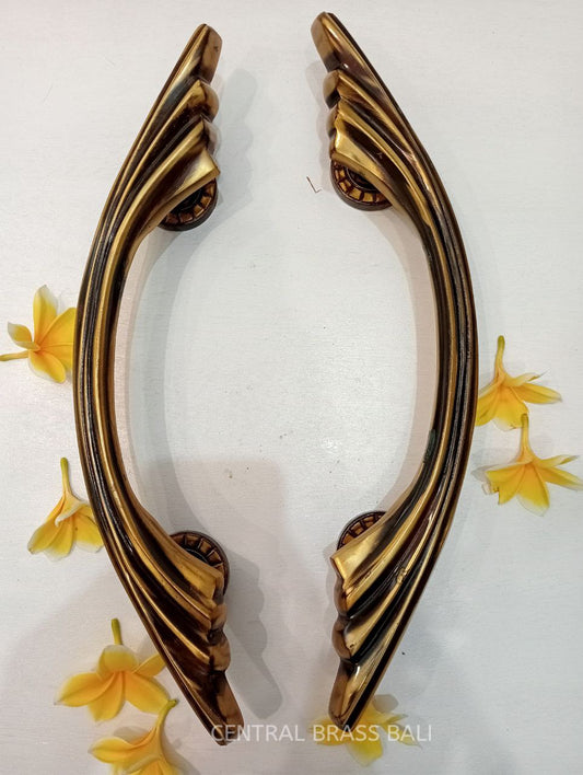 40 cm Half round long door handles for entry door handles set of 2Pcs (a pair)