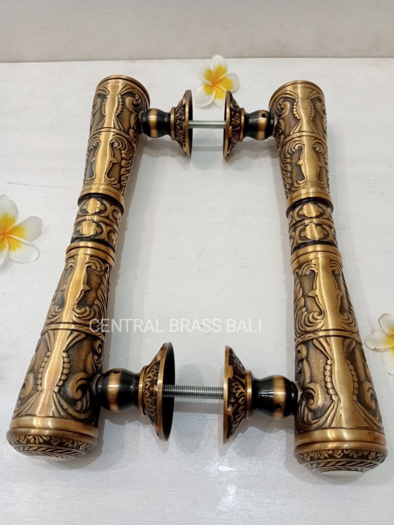 2x pcs 33 cm Victorian door Handle, Vintage Classic Victorian door handle , French door pulls, front door handle, Door handle pull, door handle set, main entry tool
