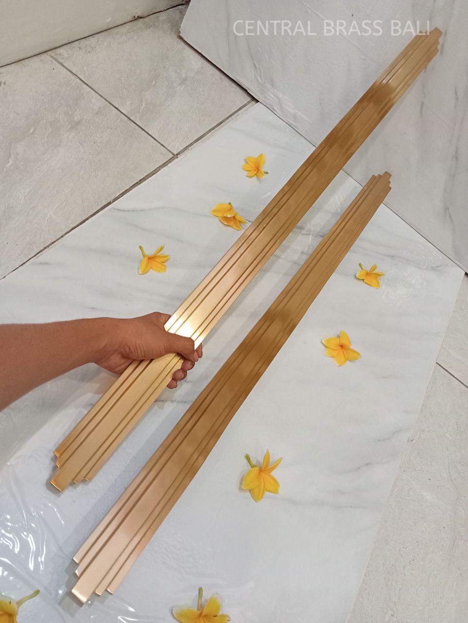 100 cm Brass Gold Main Entry Pull Door Handle for Front Door | Very Long Door Handle Brass | Large Door Handle, very long front door handles
