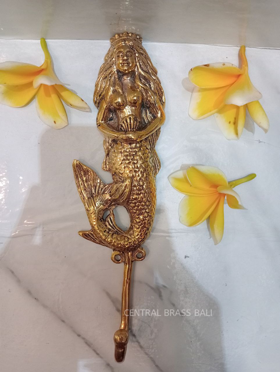 3pcs Brass Mermaid Hooks