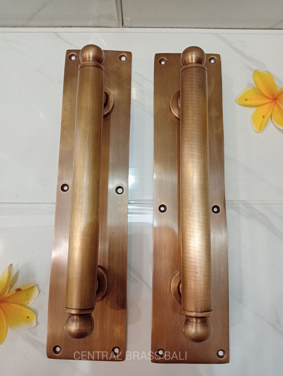 Vintage backplate handle