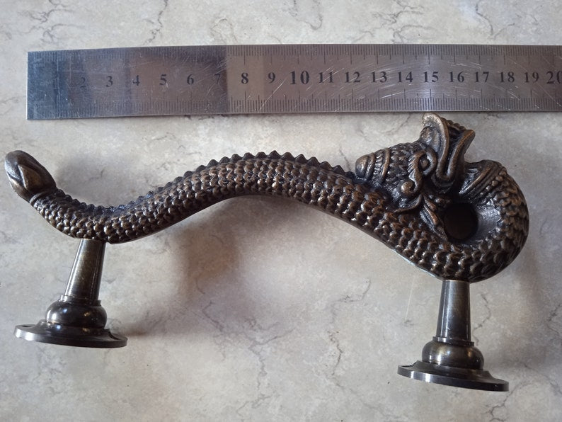 7''5 Inch Dragon Handle for Front Door | main entry pull door handle | Amazing Decorative House