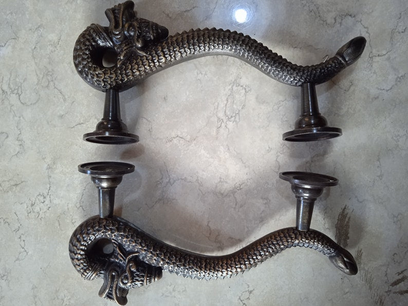 7''5 Inch Dragon Handle for Front Door | main entry pull door handle | Amazing Decorative House