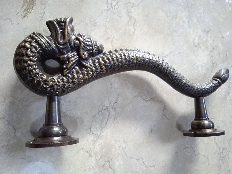 7''5 Inch Dragon Handle for Front Door | main entry pull door handle | Amazing Decorative House