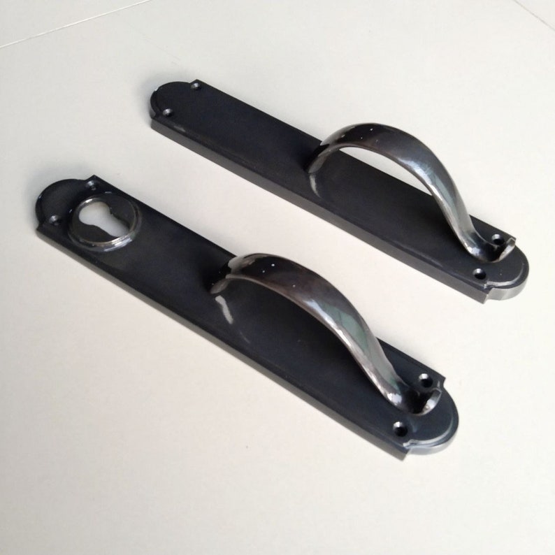 Vintage Main entry pull handle solid brass