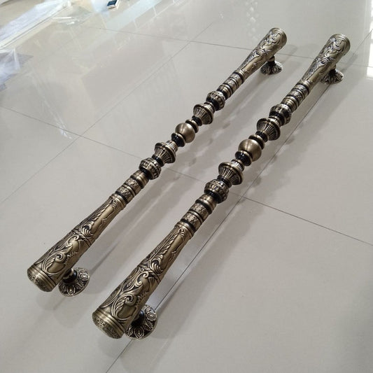 100 cm Vintage Main Entry Pull Door Handle for. Front Door | Very Long Door Handle Brass | Large Door Handle | very long front door handles