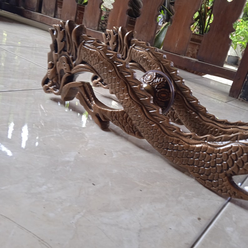 90cm Lot of 2 pieces solid Allumunium Dragon door handle / Big door pull / Dragon door handle
