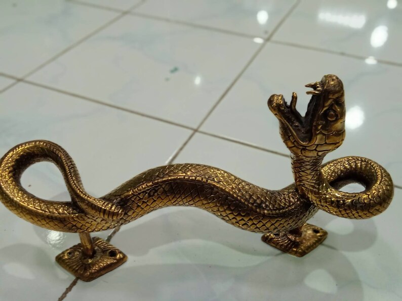 2x Left and right door Handle, Snake Handles, Rattlesnake Sculpture Handle, Entrance Door Handle, Unique Snake Pulls, Striking Snake Door opener