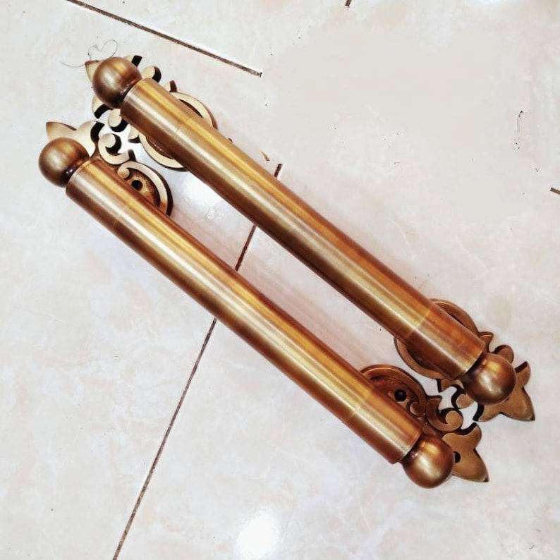 34 cm plain handle | Vintage plain handle | unique front door Handle