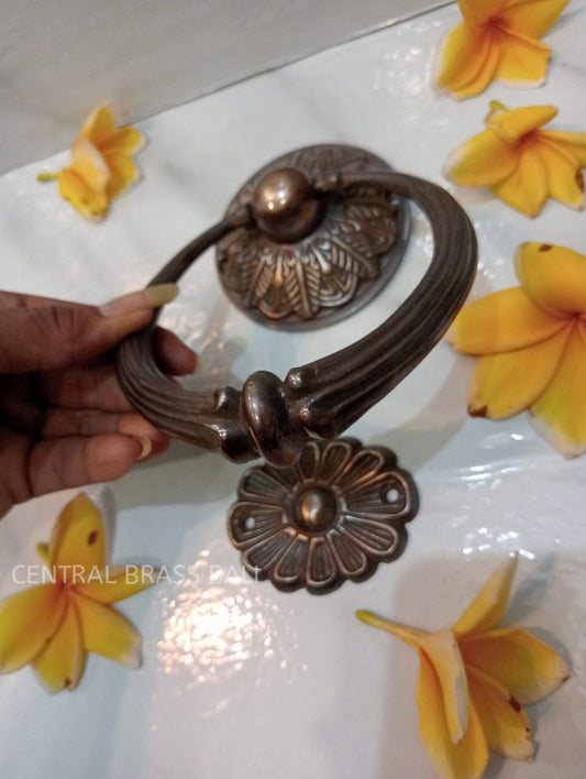 Flower door knocker antique
