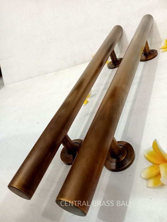 60 cm vintage door handle pair antique, PLAIN door handle, front door handle, Door handle pull, door handle set, main entry tool door decor