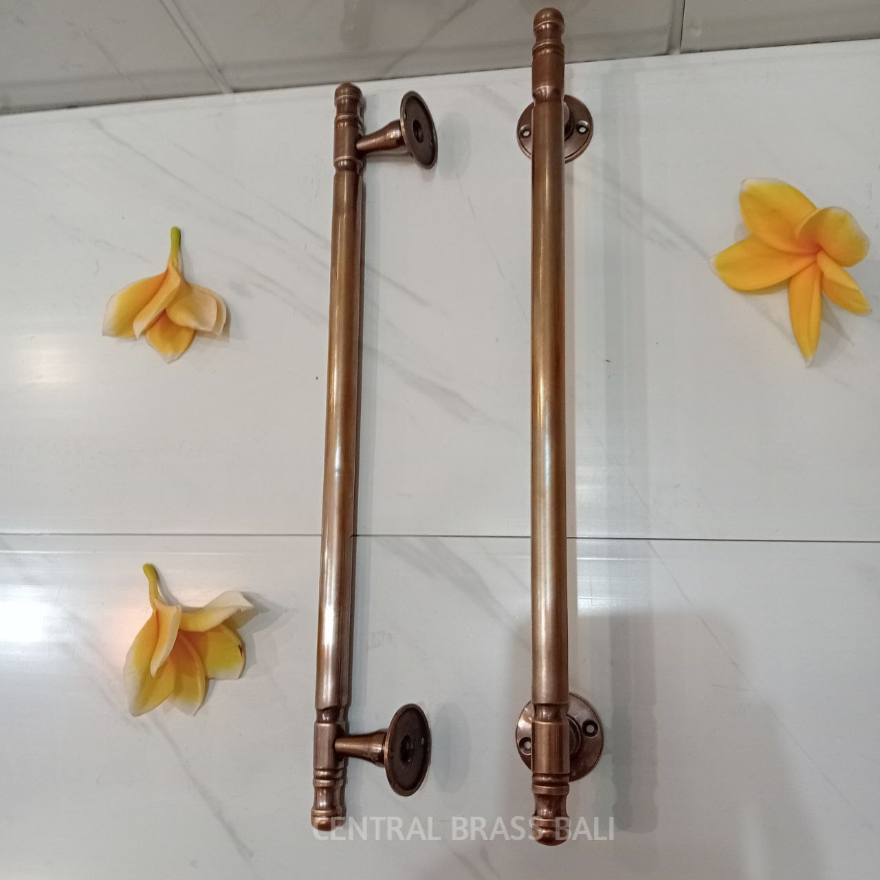 31 cm Vintage Brass Plain Cabinet Handles, Drawer Pulls, set of 4pcs