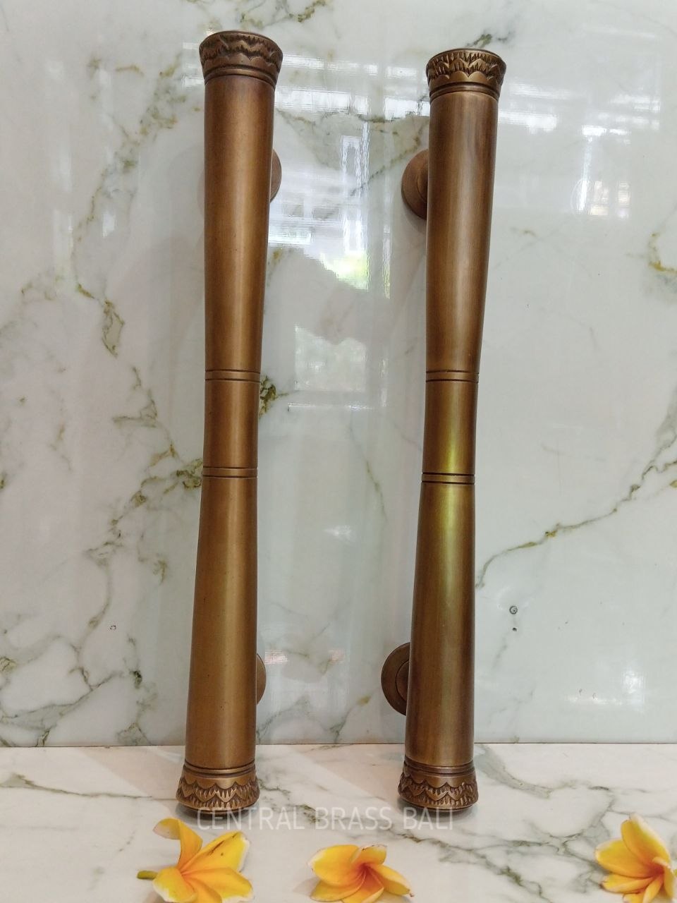 2pcs 50cm plain list Bali handles for main entry door handles