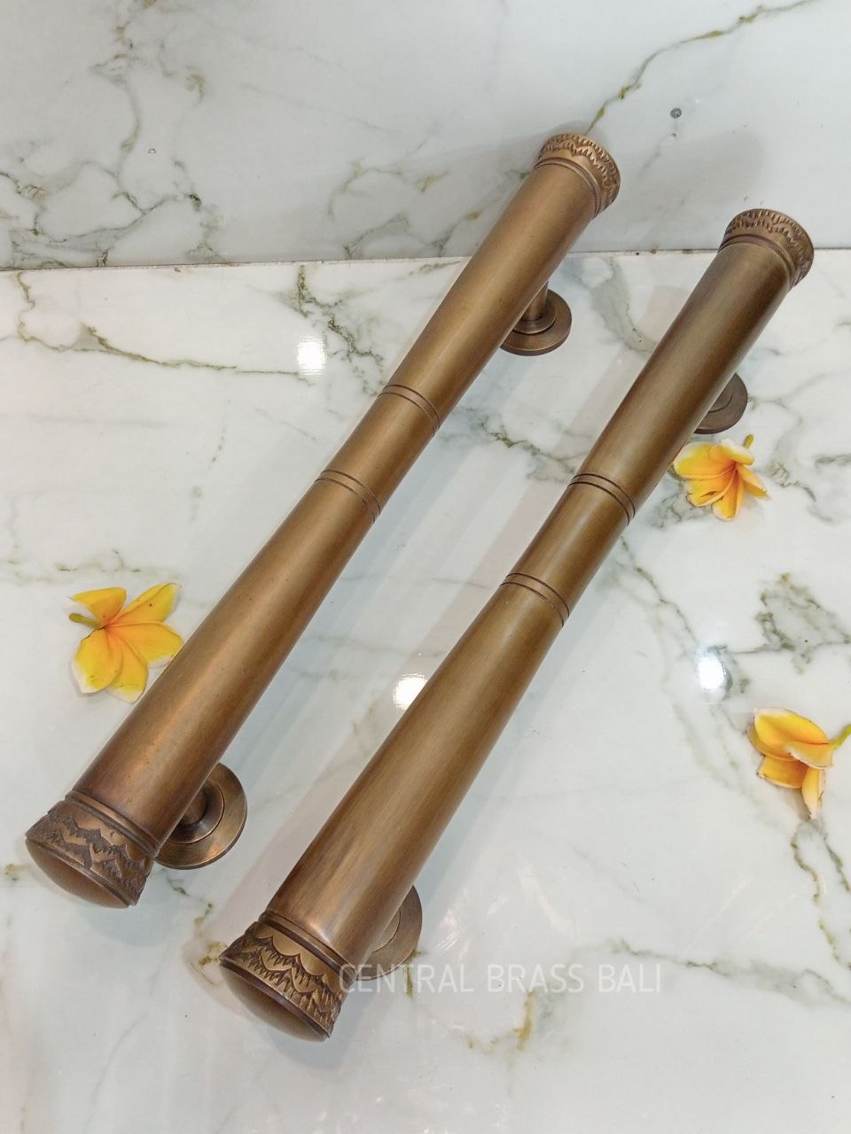2pcs 50cm plain list Bali handles for main entry door handles