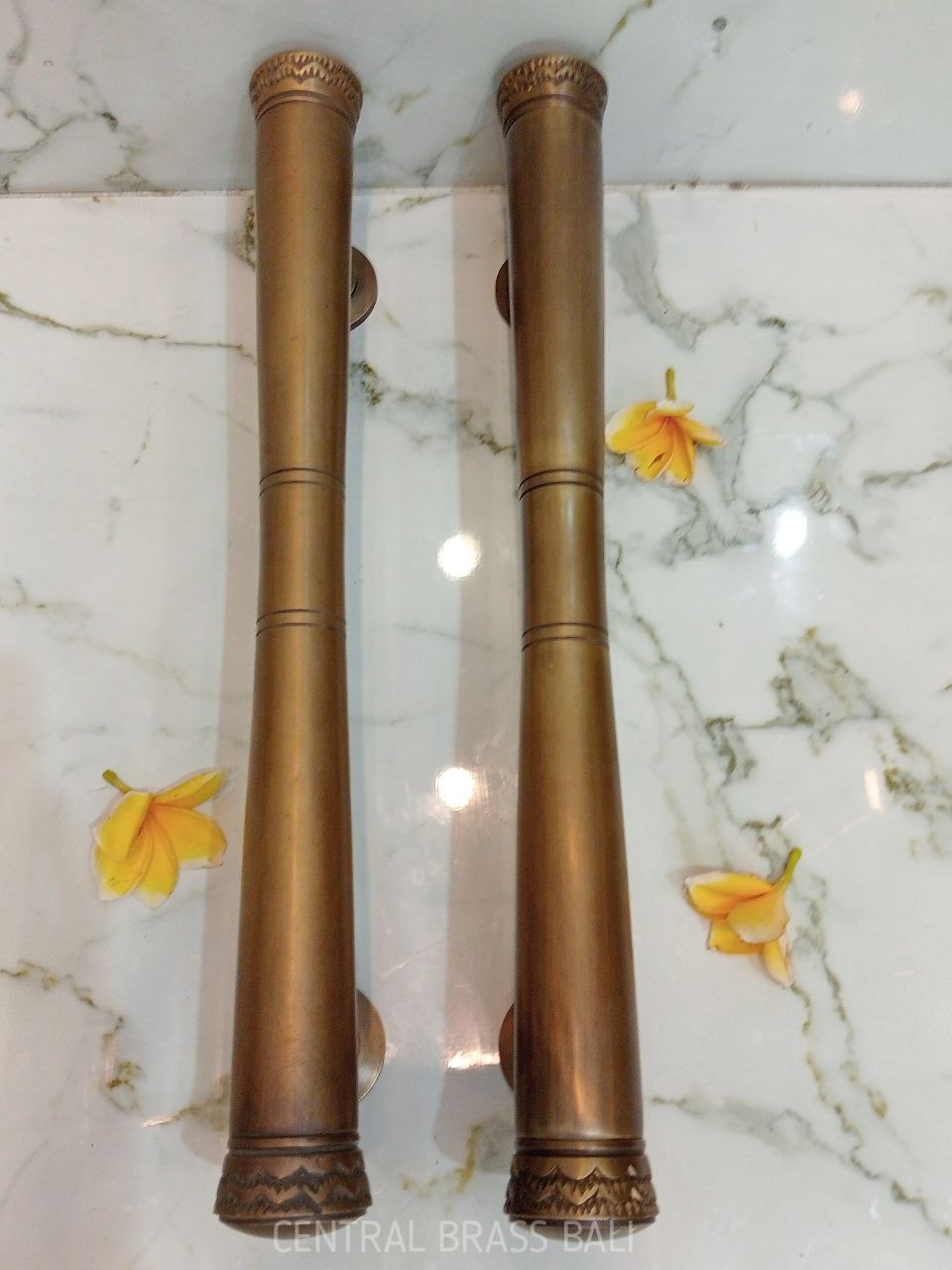 2pcs 50cm plain list Bali handles for main entry door handles