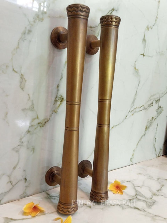 2pcs 50cm plain list Bali handles for main entry door handles