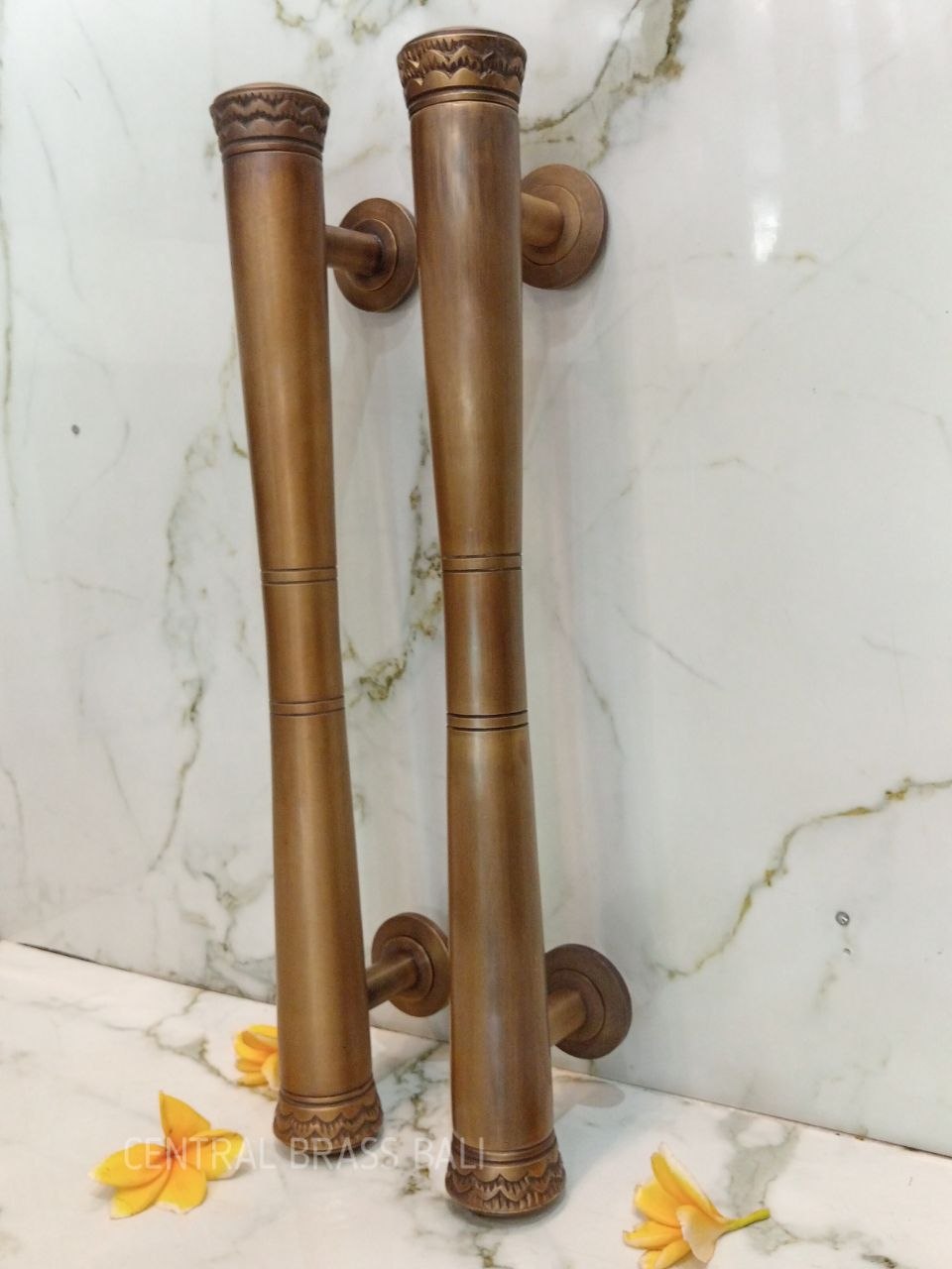 2pcs 50cm plain list Bali handles for main entry door handles