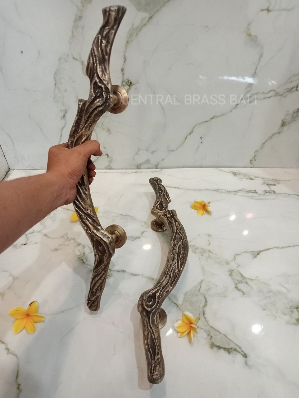 Tree trunk Door handles
