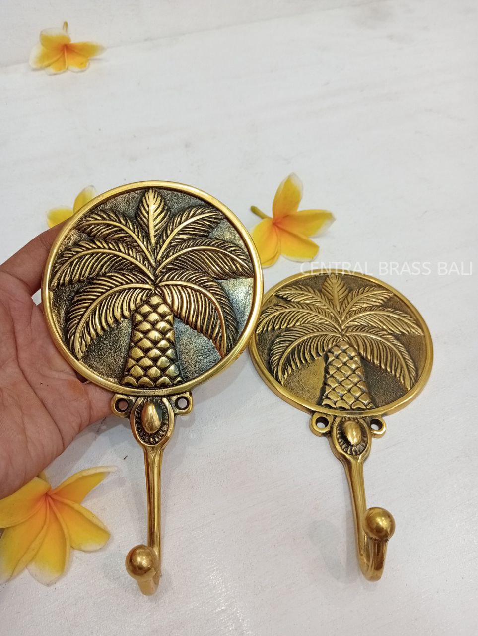 3pcs Round palm