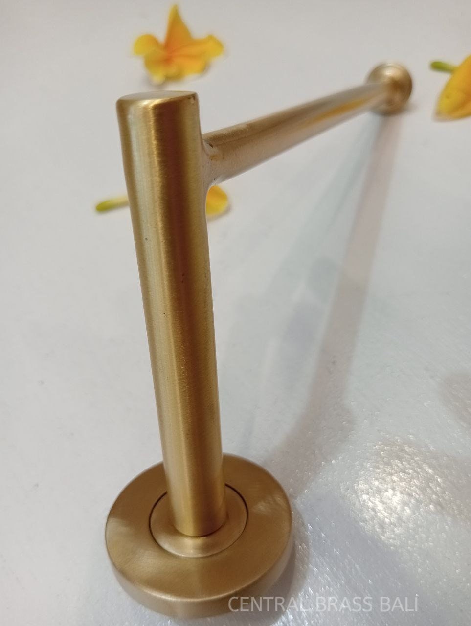 Minimalist Gold Brass Toilet Paper Holder, Bathroom Decor (Set of 2)