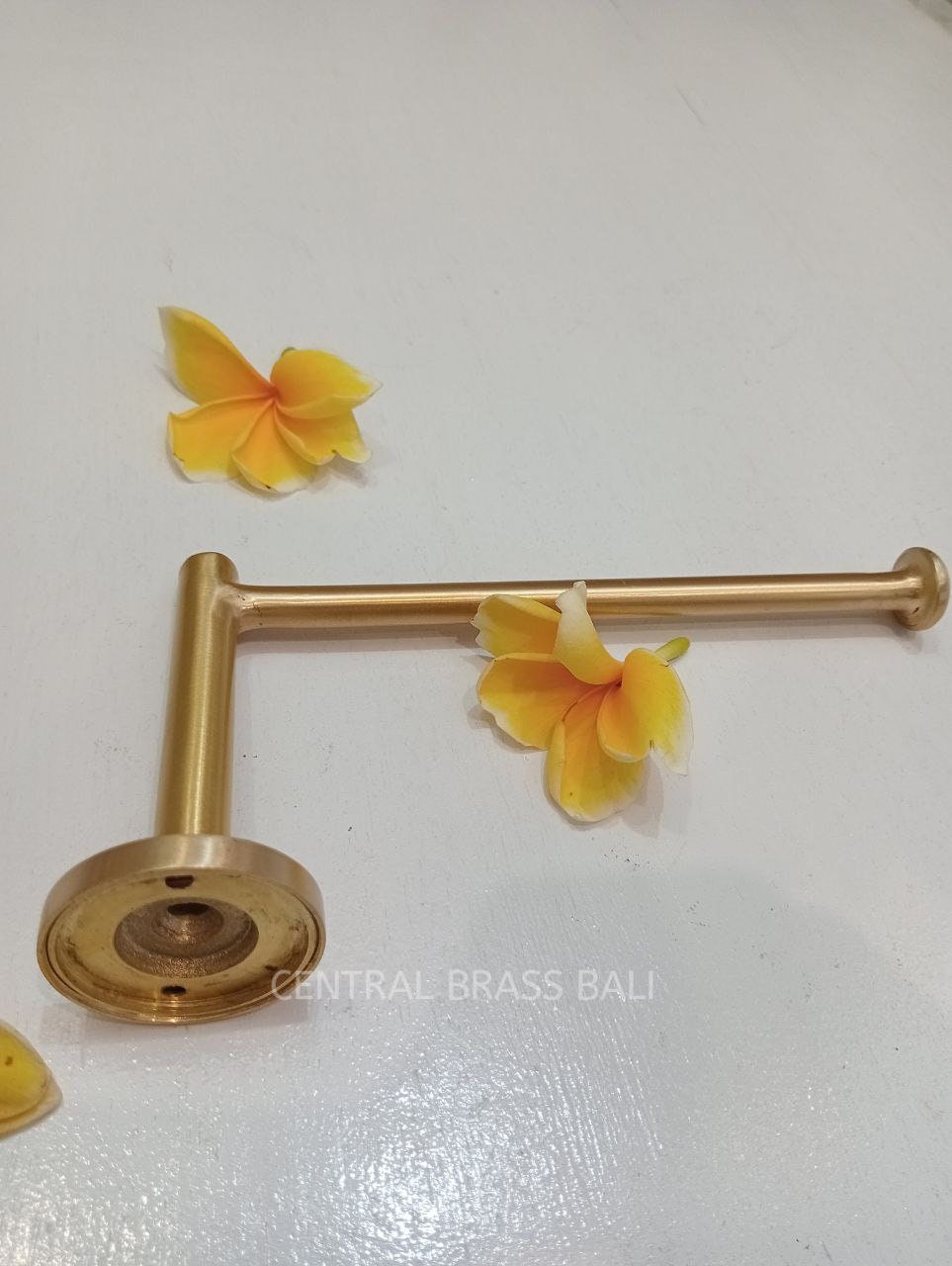 Minimalist Gold Brass Toilet Paper Holder, Bathroom Decor (Set of 2)