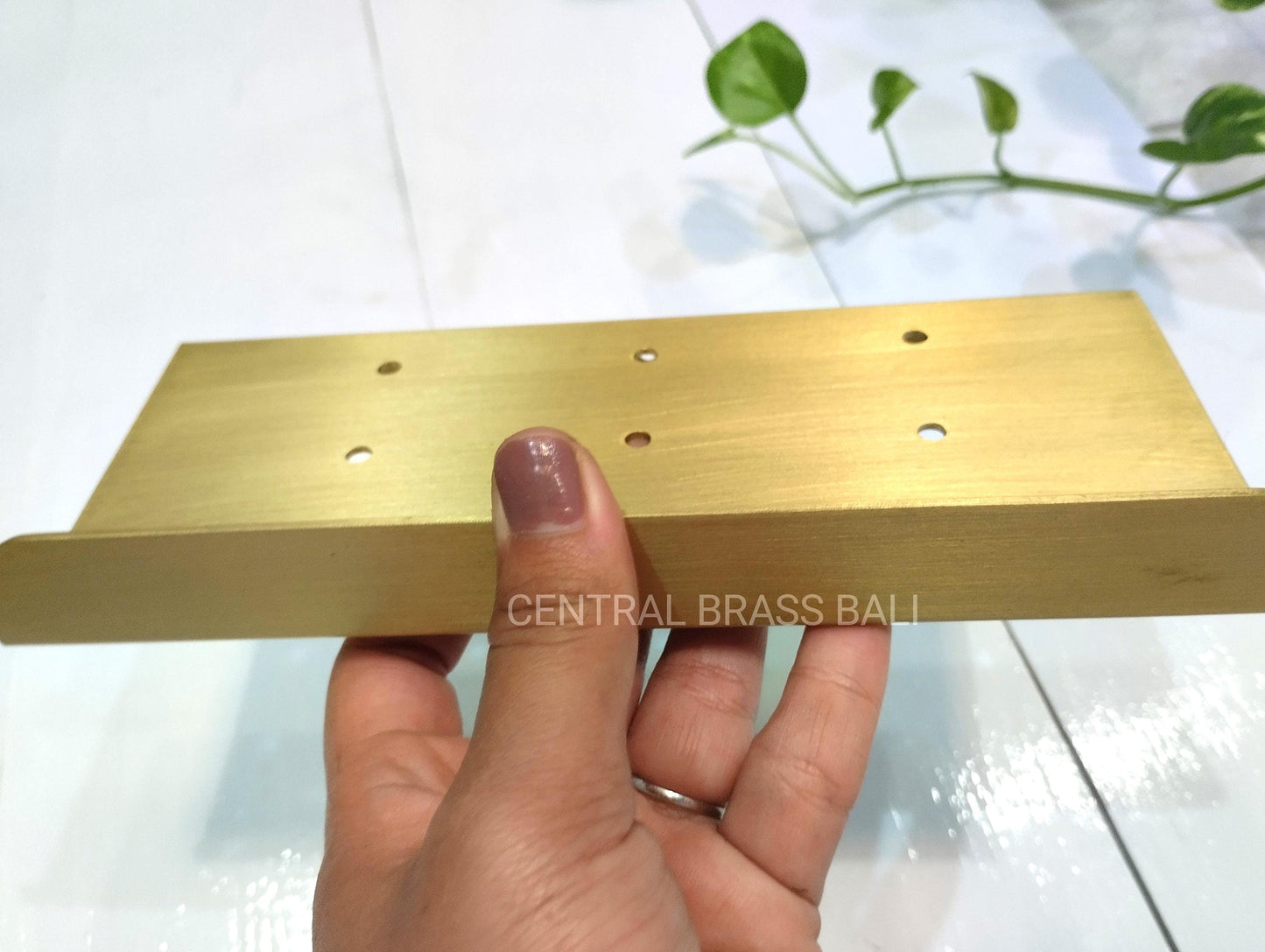 Minimalist Brass Soap Holder, Handmade Soap Dish Plate, Bathroom Accessories (2 pcs)
