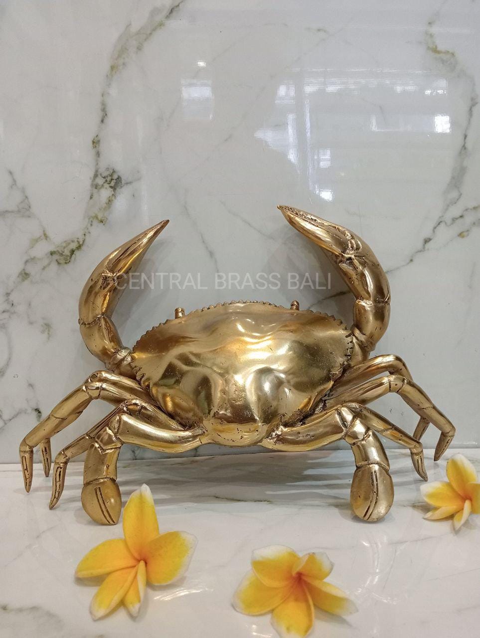 1xpcs Large 14.56" Crabs Figurine | Large Nautical Art Sculpture