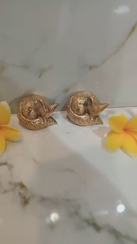 10pcs Fox door knob