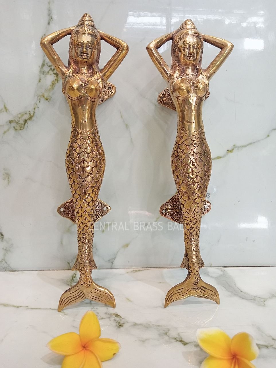 Rustic mermaid 32 cm