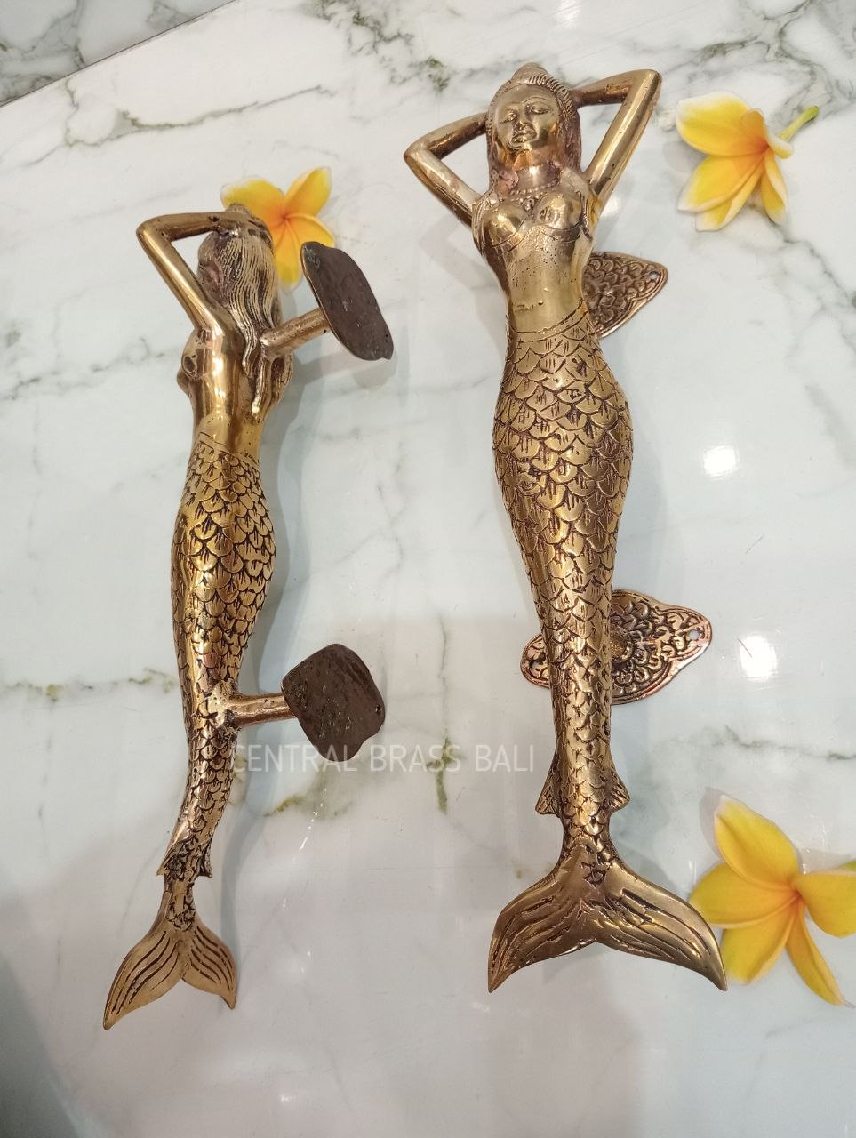 Rustic mermaid 32 cm