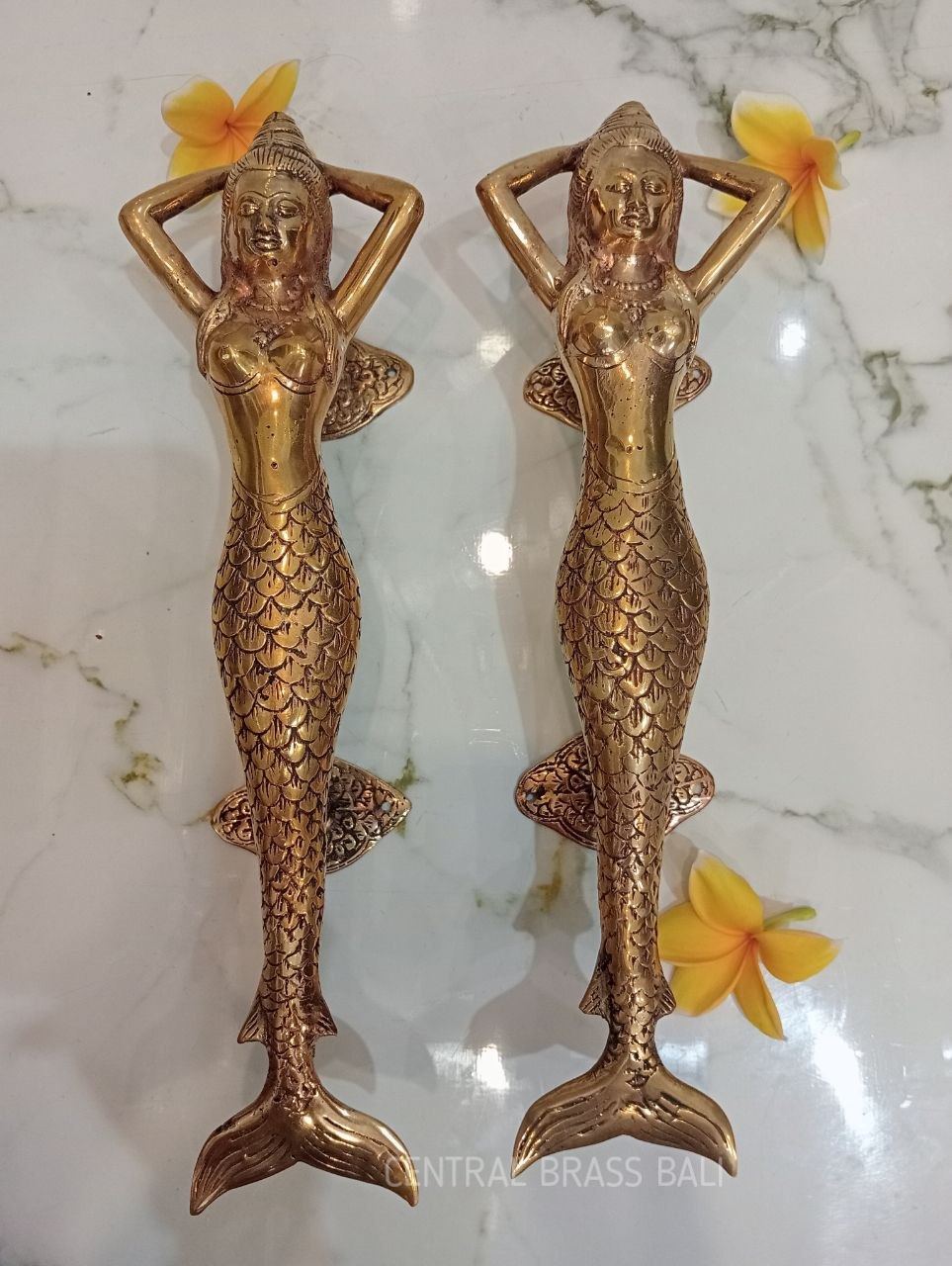 Rustic mermaid 32 cm