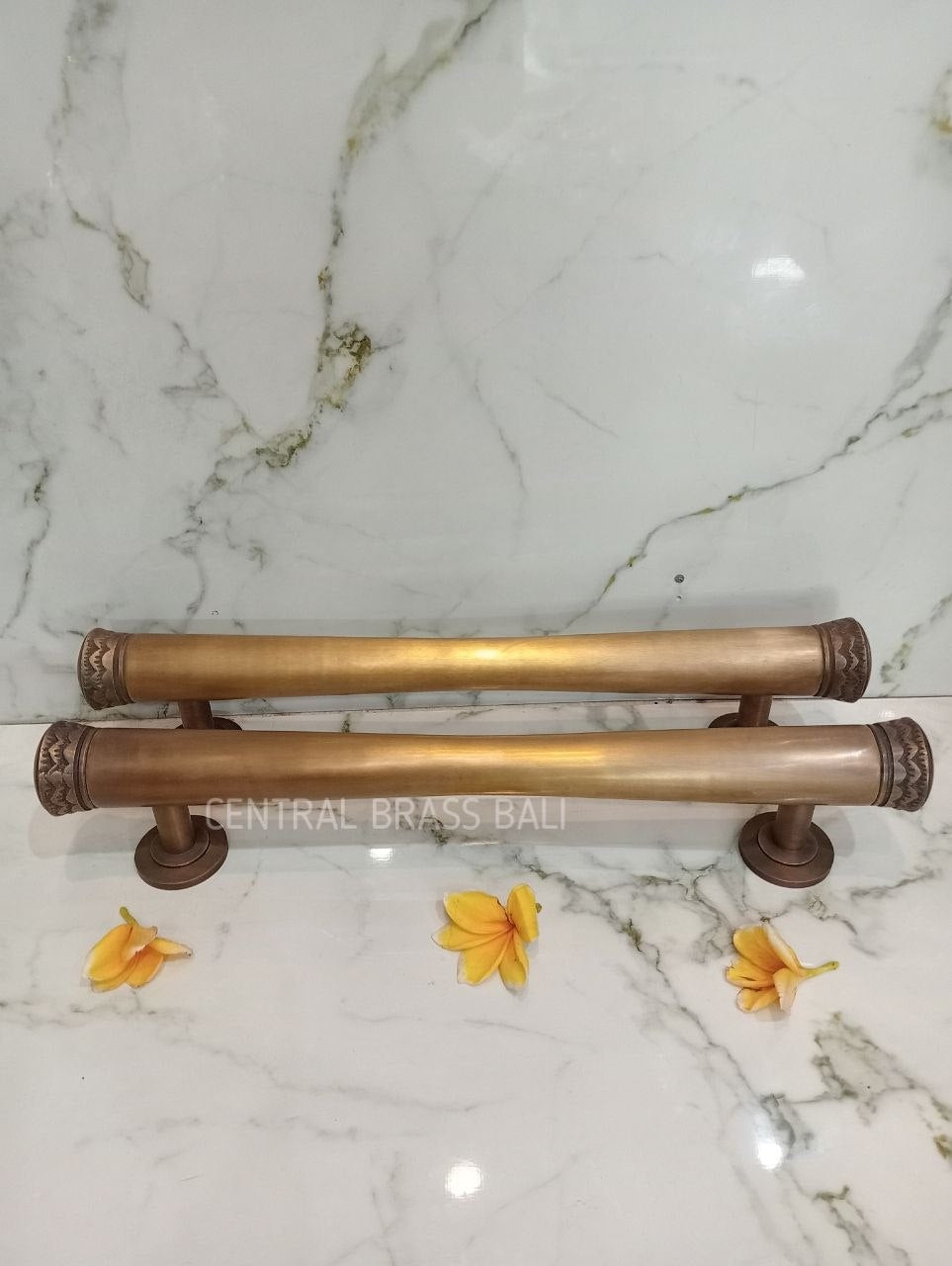 2pcs 50cm Door Handle Bali plain Carving handle, modern Bali handles