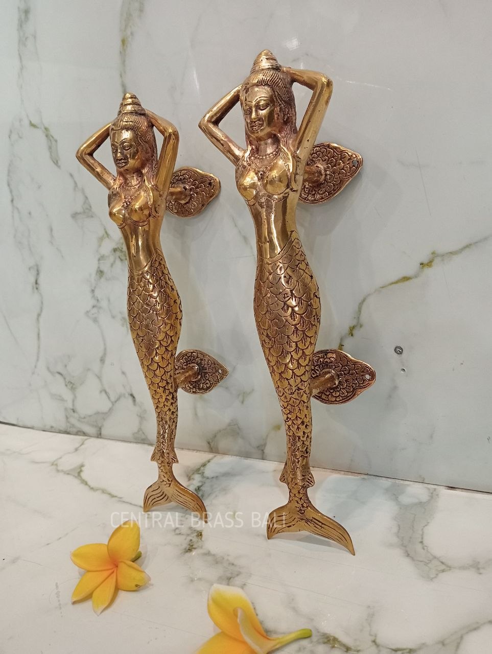 Rustic mermaid 32 cm