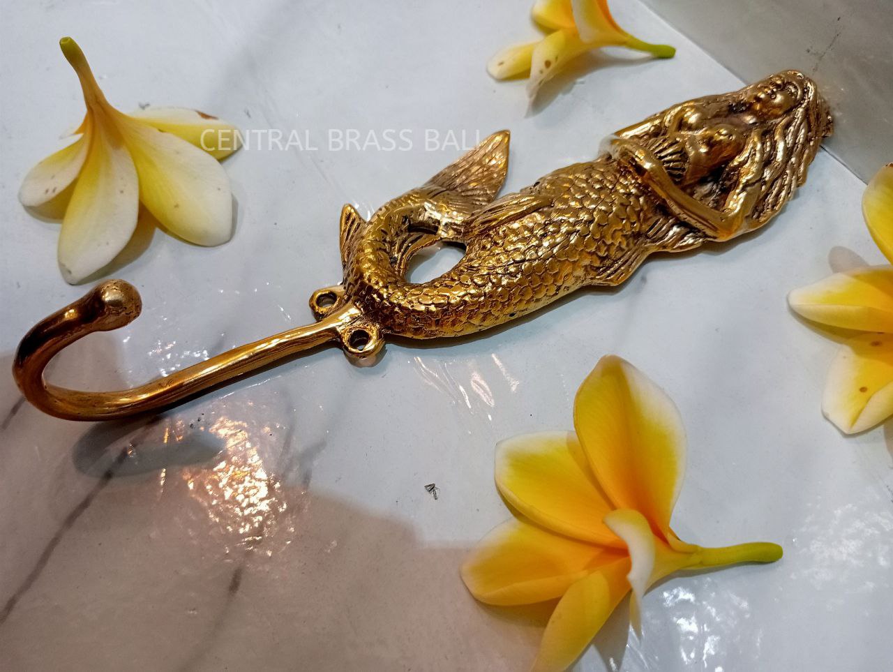 3pcs Brass Mermaid Hooks
