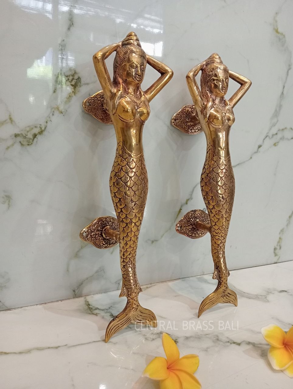Rustic mermaid 32 cm