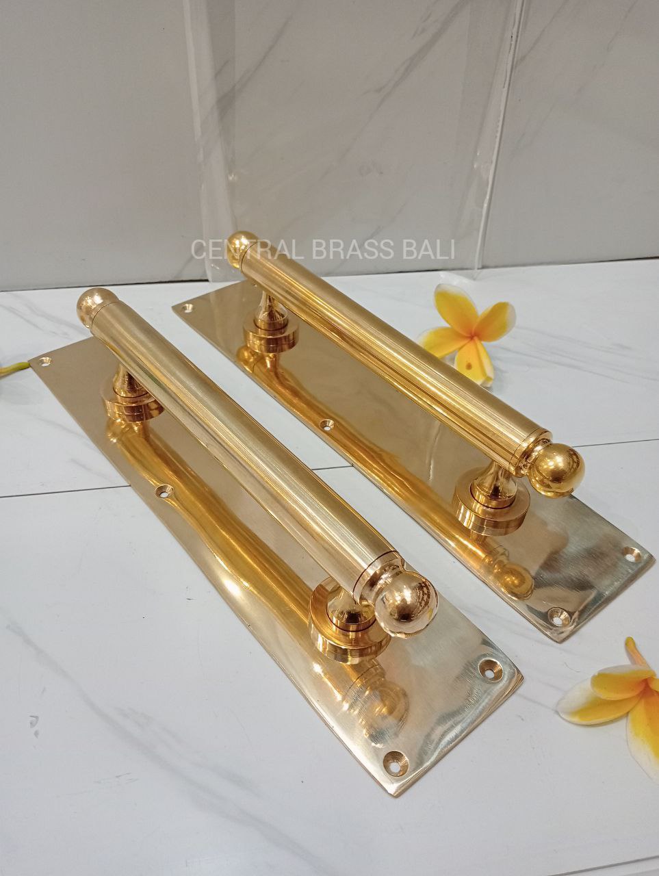32cm plate pipe door handle
