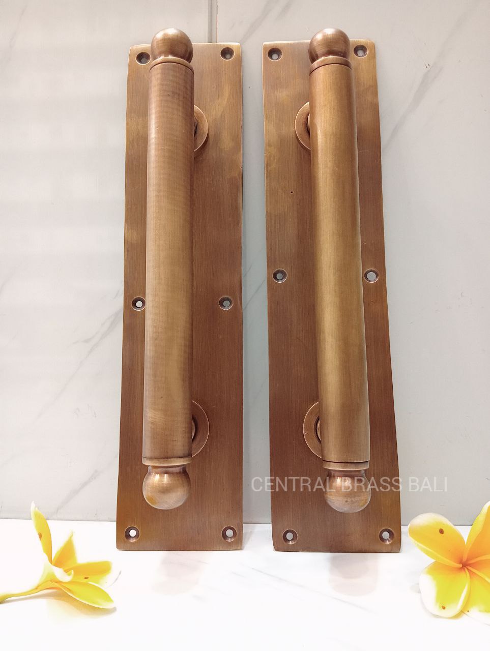 Vintage backplate handle