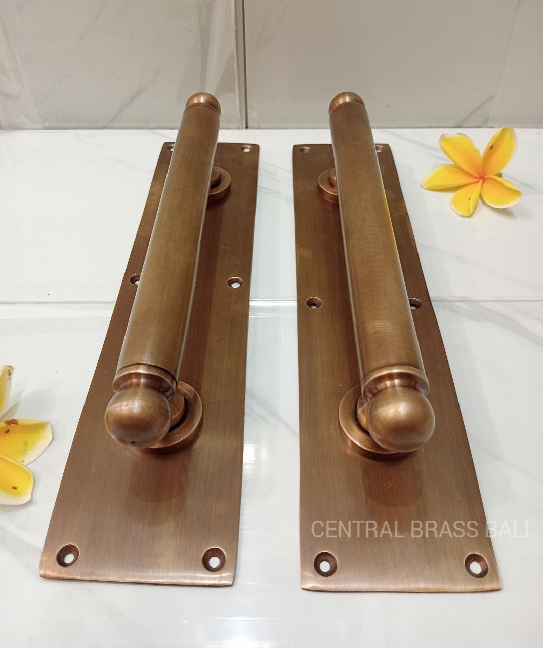 Vintage backplate handle